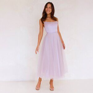 NWT Selfie Leslie Tulle Midi Dress